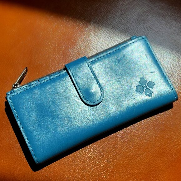 Blue Patricia Nash Wallet - Picture 1 of 6